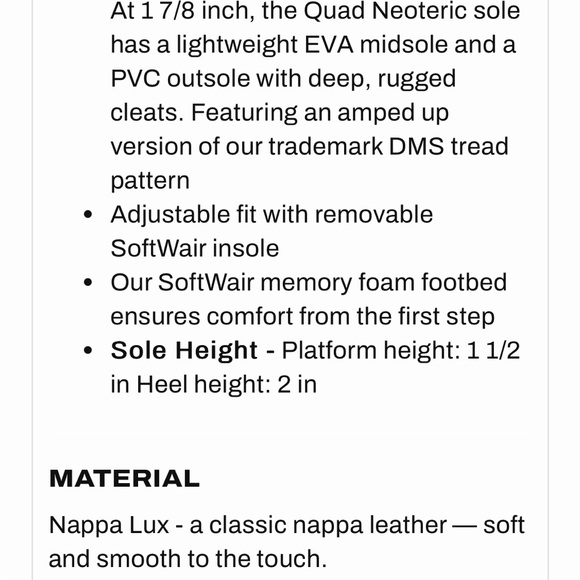 DOC MARTENS RICKI NAPPA LUX LEATHER 3-STRAP PLATFORM SANDALS - Picture 11 of 12